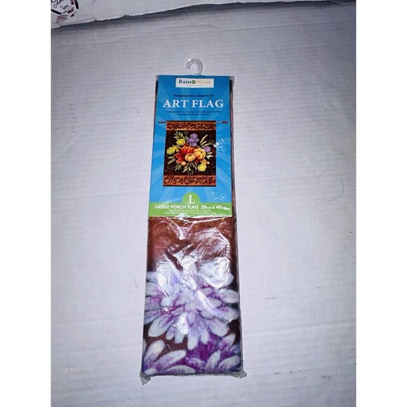 LARGE PORCH FLAG 28 in X 40 in Fall pumpkins - Picture 2 of 8